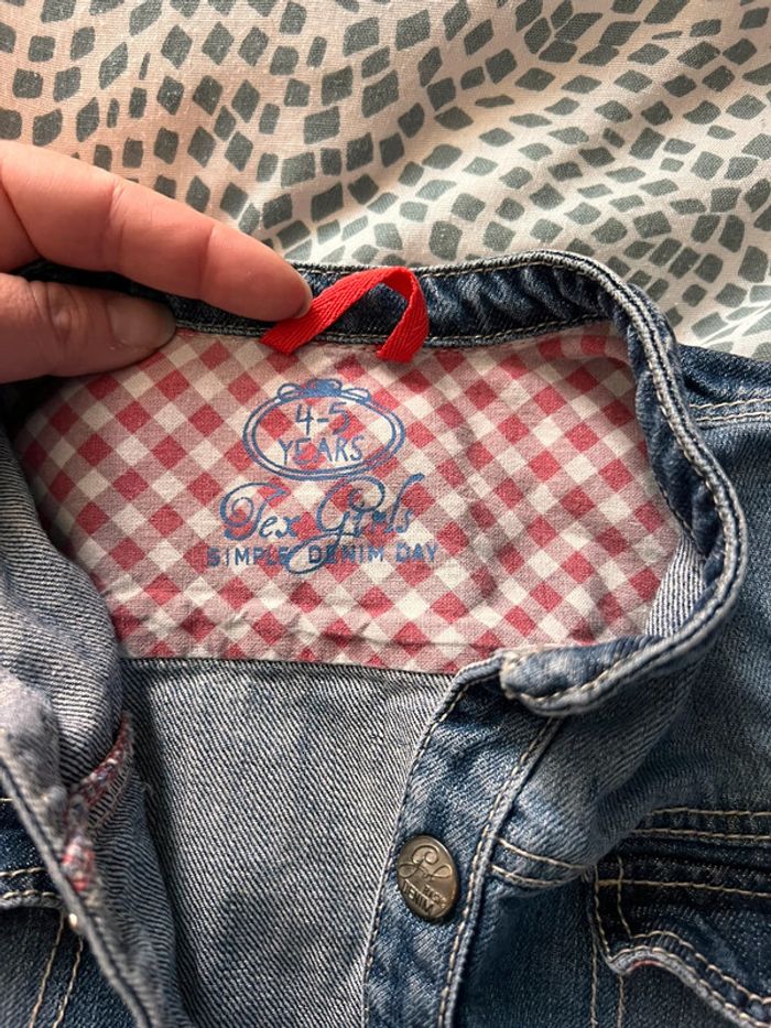 Robe en jean taille 4-5 ans tex - photo numéro 2
