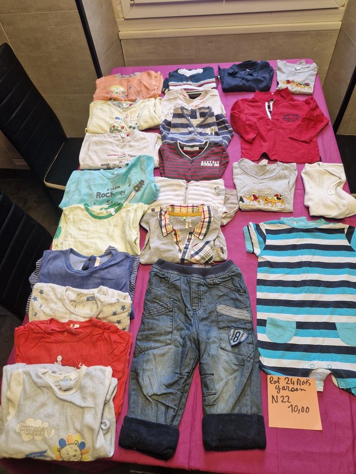 Lot vêtements 24mois garçon  n22