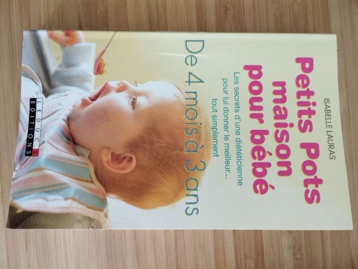 Livre recette petit pot bébé