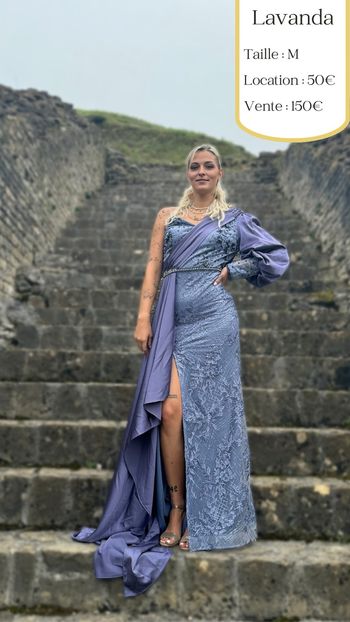 Robe de soirée lavande