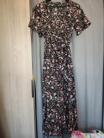 Robe longue à Fleurs
