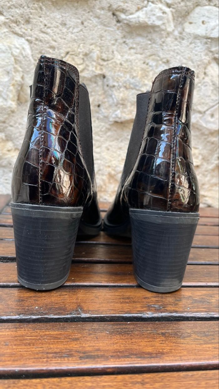 Chaussure Chelsea croco - photo numéro 3