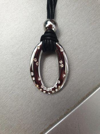 Collier argenté femme