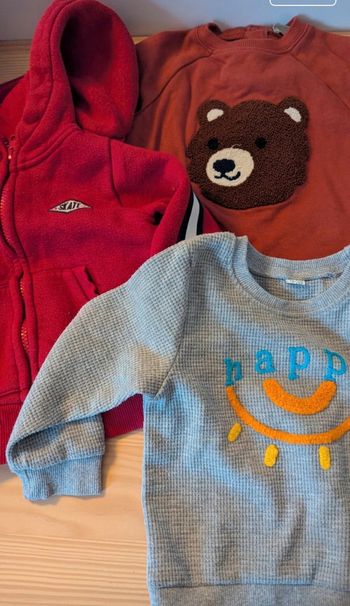 Lot 3 sweats 24 mois bout'chou lee cooper