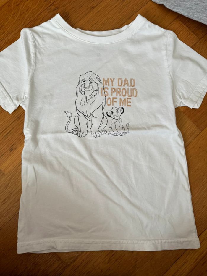 Tee shirt simba 5 ans