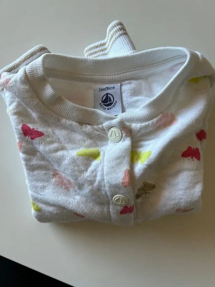 Gilet papillons petit bateau - photo numéro 2