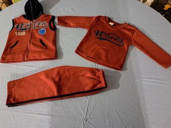 Ensemble 3 pièces tout doux 2 ans