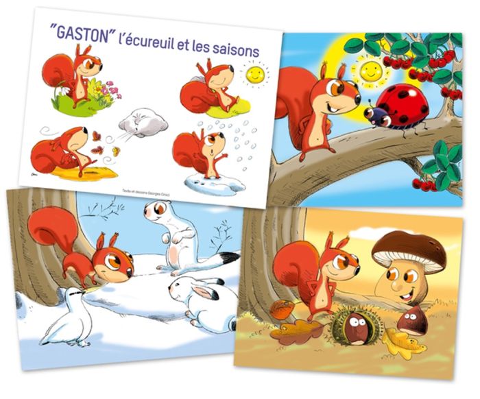 Livre enfant sur les 4 saisons