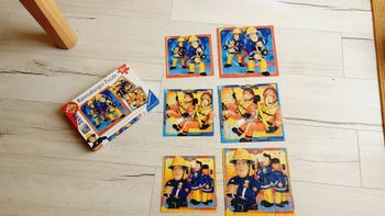 Puzzle Ravensburger 3 x 49 pièces Fireman Sam Sam le pompier