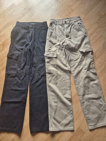 Lot pantalons cargo Stradivarius