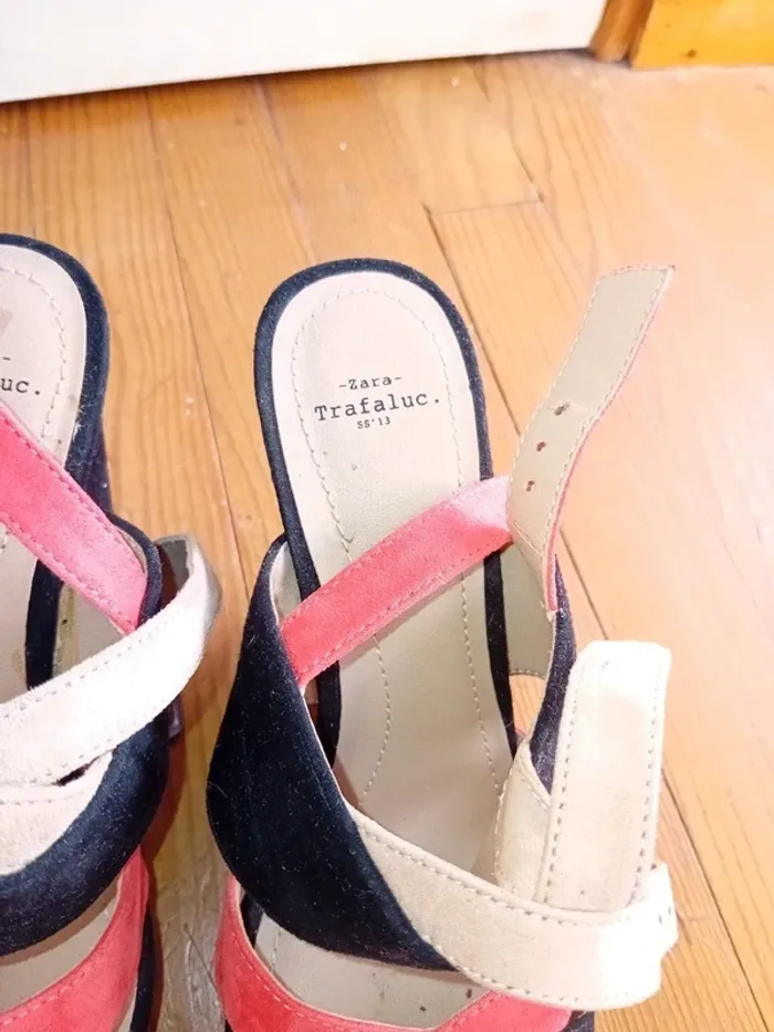 Chaussure talon compencé 38 femme - photo numéro 2