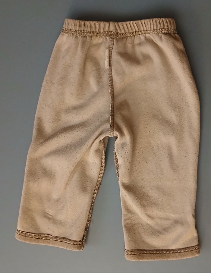 ensemble gris en velours 6 mois 3 pommes - photo numéro 8