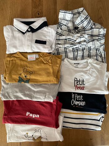 Lot tee shirt manches longues