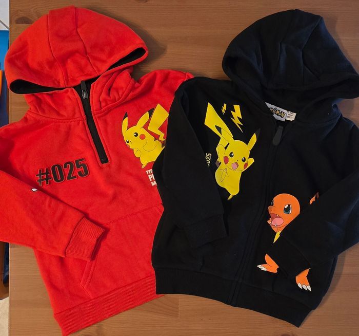 (Neufs non portés) 🥰💙💙 superbes sweats molleton pokemon 4ans Garçon 🥰💙💙