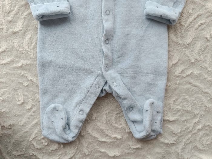 Pyjama grenouillère velours Garçon 1 mois I love you Ours Kiabi - photo numéro 4