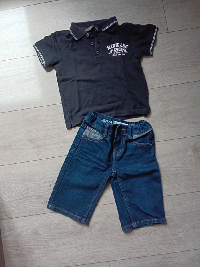 🌹ensemble garçon ete 4 ans inextenso/mini gang 🌹