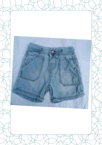 Short en jean 12 mois Fagottino