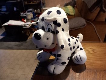 Peluche chien dalmatien