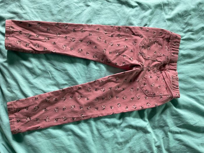 Pantalon Rose avec motifs fleurs 6 ans Verbaudet - photo numéro 3