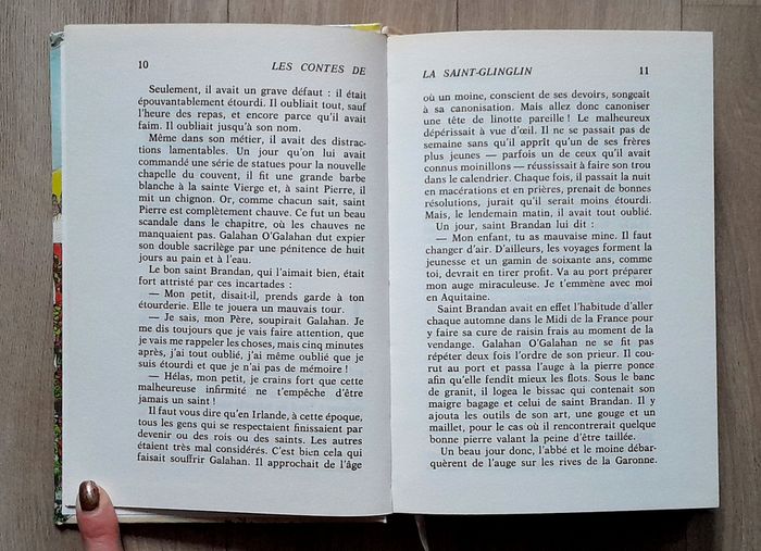 Robert escarpit - les contes de la saint-glinglin collection fantasia cheval bleu 8 à 12 ans - photo numéro 6