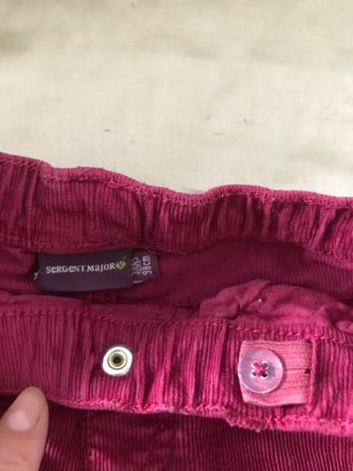 Pantalon couleur framboise Sergent Major