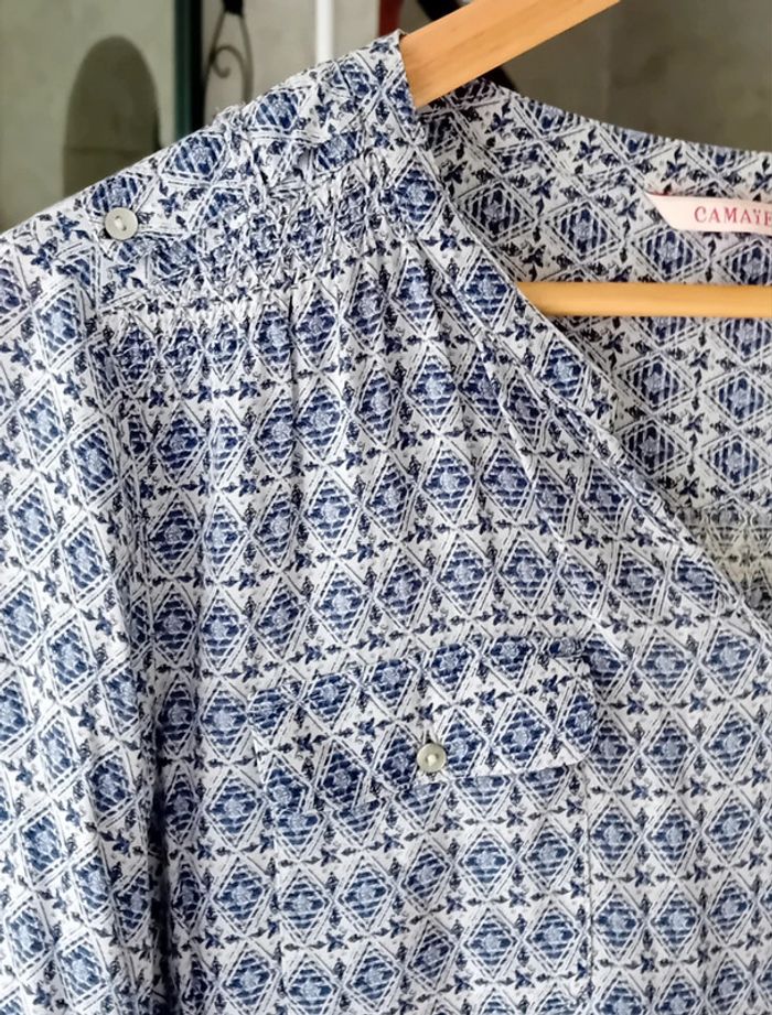 Jolie blouse bleue - photo numéro 4