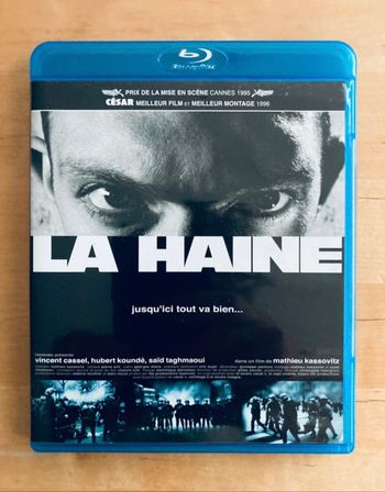 Blu-ray La Haine de Mathieu Kassovitz.