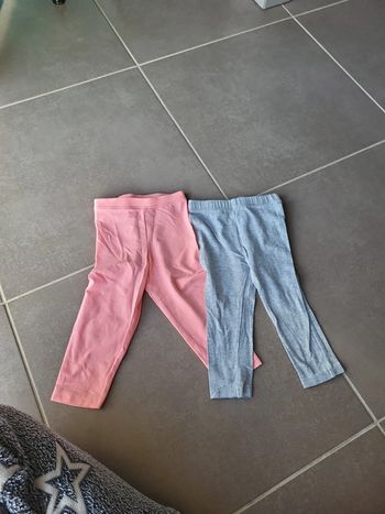 2 leggings 18 mois