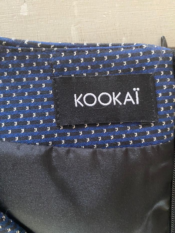 Robe Kookai bleu marine et noire taille 42 - photo numéro 17