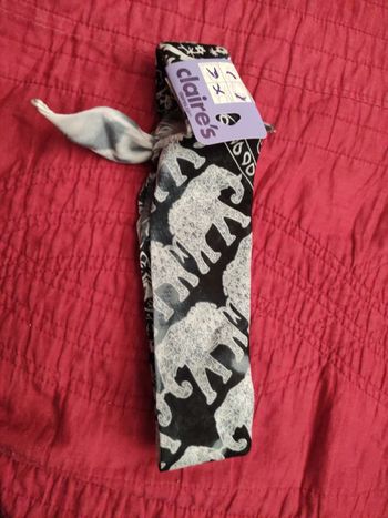 Bandana éléphant neuf claire's