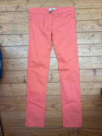 Pantalon été léger Tex 10 ans corail Orange