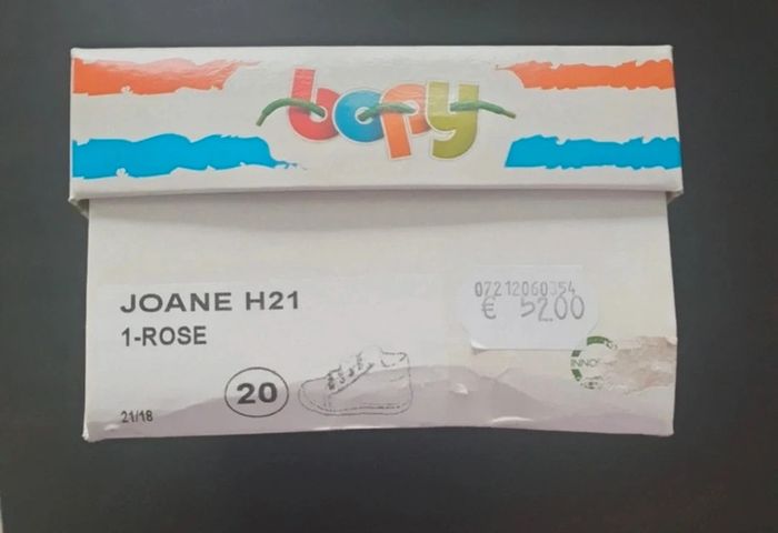 Chaussures premiers pas bopy taille 20 fille rose pailleté neuves - photo numéro 6