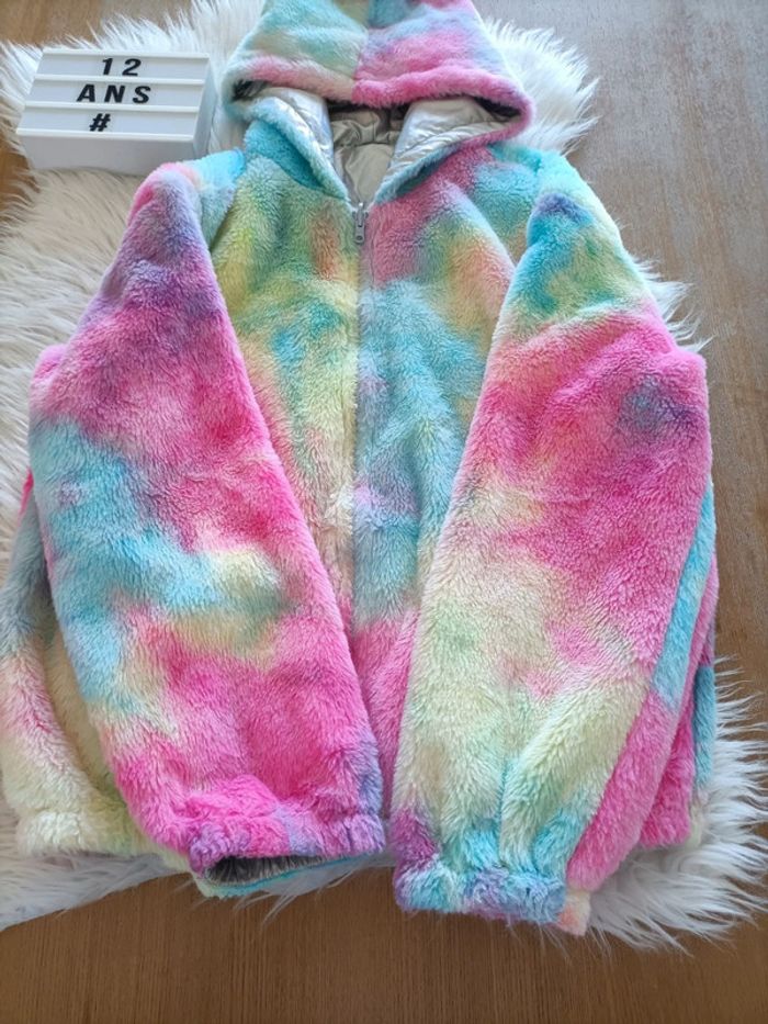 Veste arc-en-ciel 12 ans - photo numéro 3