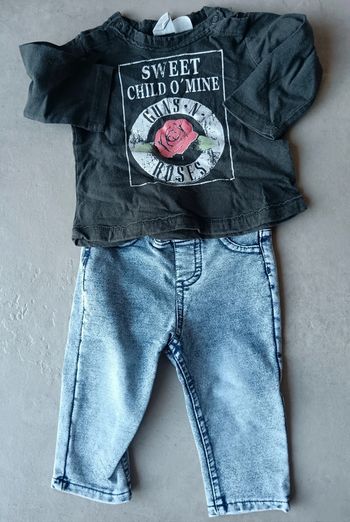 Ensemble gun's and roses h&m 2-4 mois