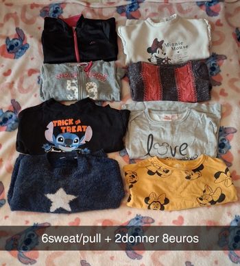 Lot sweat 3ans fille 