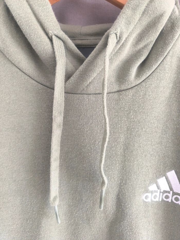 Sweat adidas vert clair taille S très bon état - photo numéro 6
