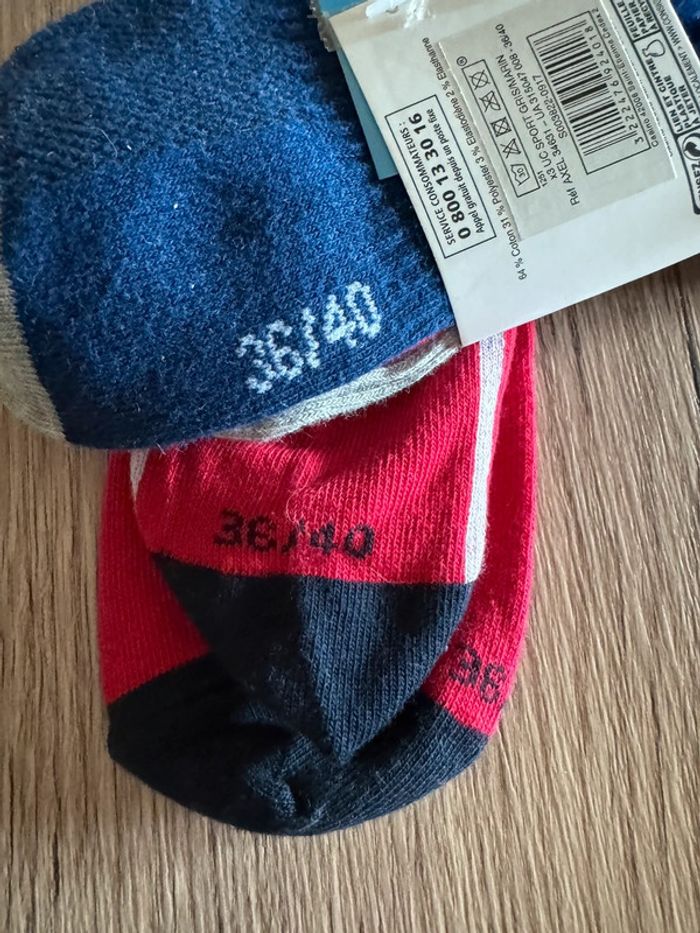 4 paires de chaussettes pointure 36-40 neuves avec étiquette - photo numéro 7