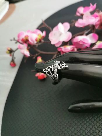 Bague femme motifs celtiques T9