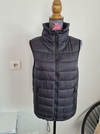 Parka sans manches noire zara