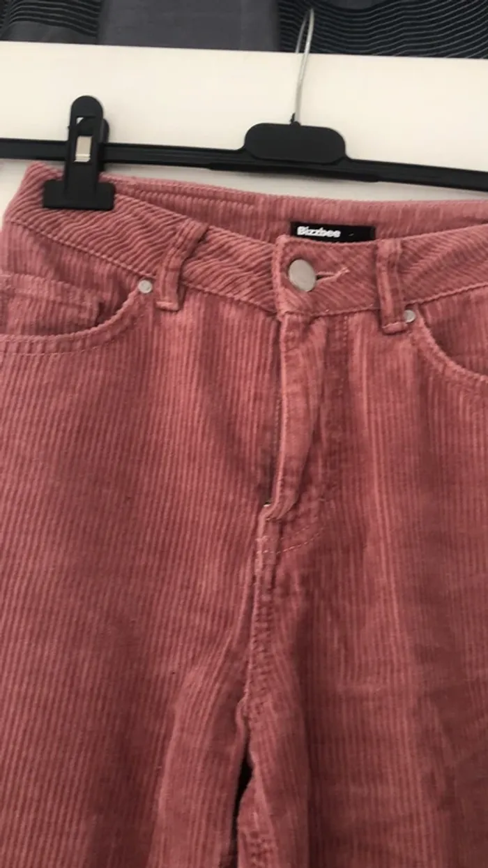 Pantalon velour bizzbee - photo numéro 2