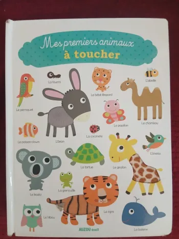 Livre "Mes premiers animaux à toucher" 📚