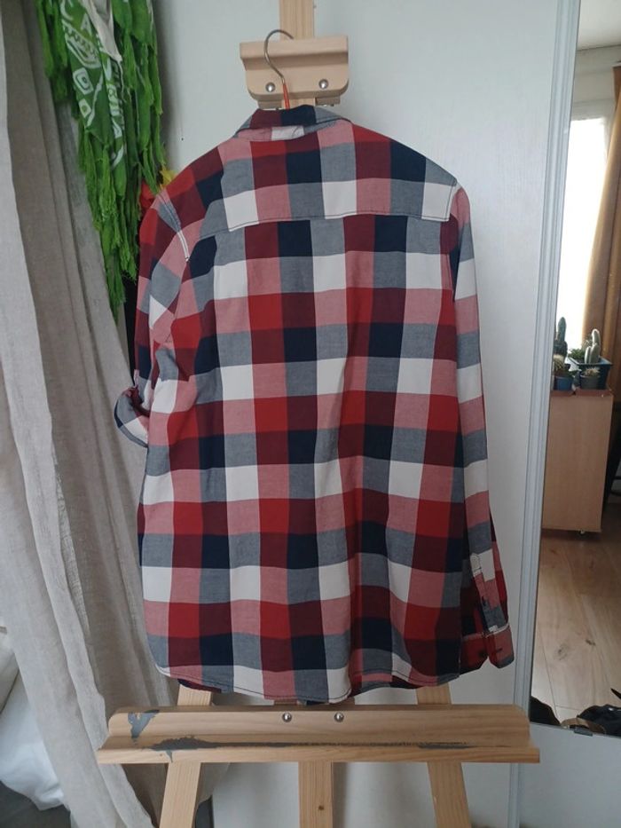 Chemise okaïdi à carreaux 14 ans - photo numéro 2