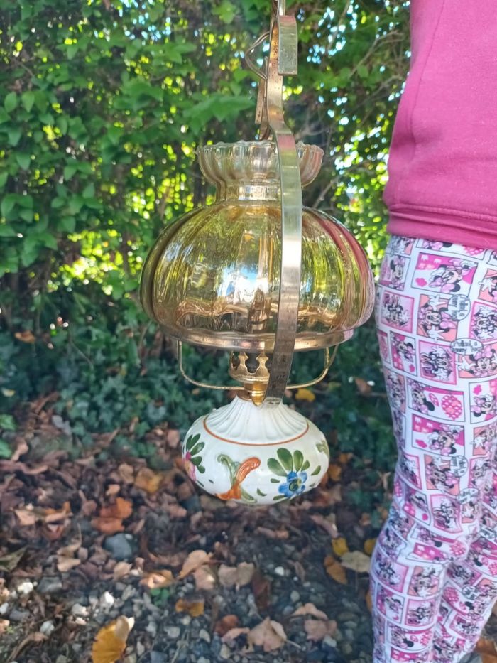 Suspension lustre ancien vintage