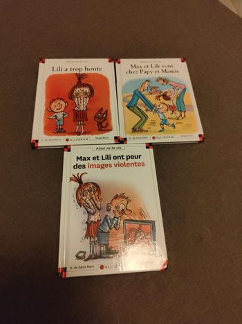 Lot 3 livres max et lili 104, 108 et 109
