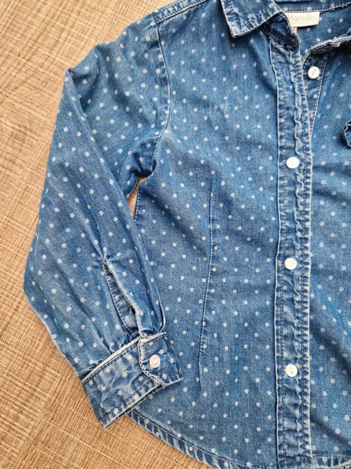 Chemise en jean Lili Marelle en très bon état - photo numéro 3