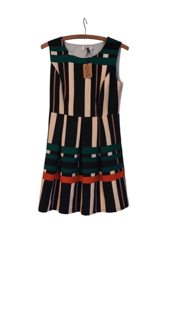 Robe Molly Bracken à rayures colorées – neuve avec étiquette 🎀