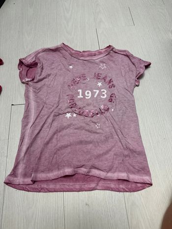 T-shirt violet, clair, Pepe jeans huit ans