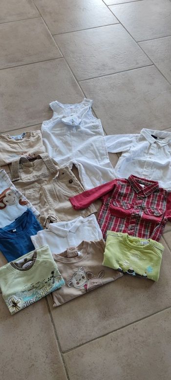 Lot vêtements garçon