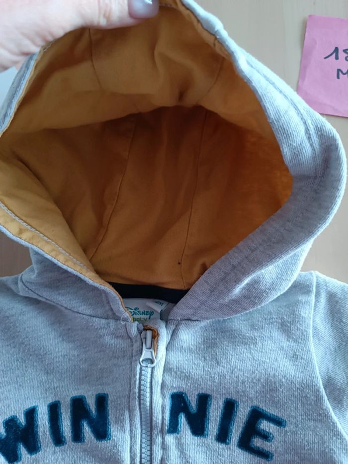 Gilet à capuche Winnie 18 mois - photo numéro 5