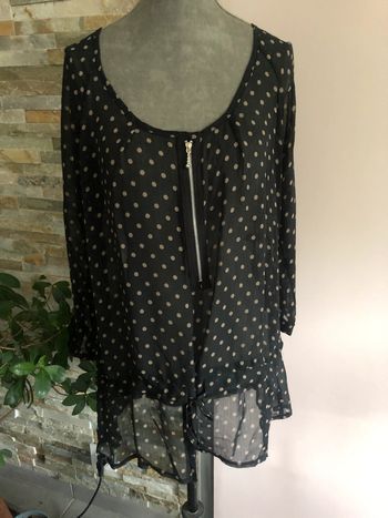 Blouse fluide à pois 40
